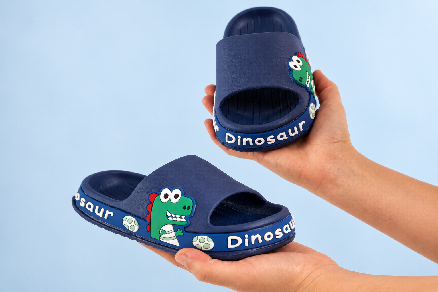 Sandalia Dinosaurio Azul niños