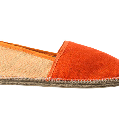 Alpargata Linen Naranja