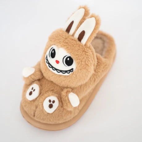 Pantufla Labubu - Marron