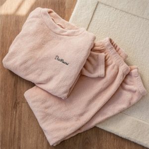 Pijama De Plush rosado