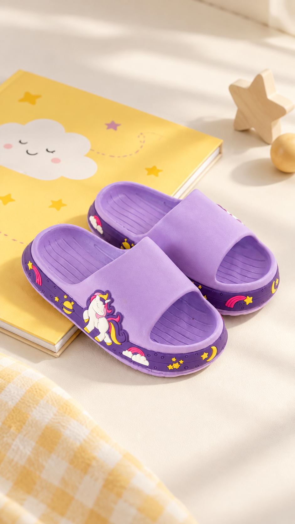 Sandalia Unicornio Violeta niñas