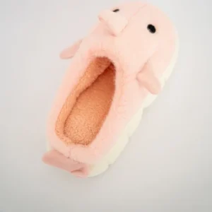 Pantufla baby Shark color rosa