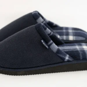 Pantufla Classic azul cuadrille