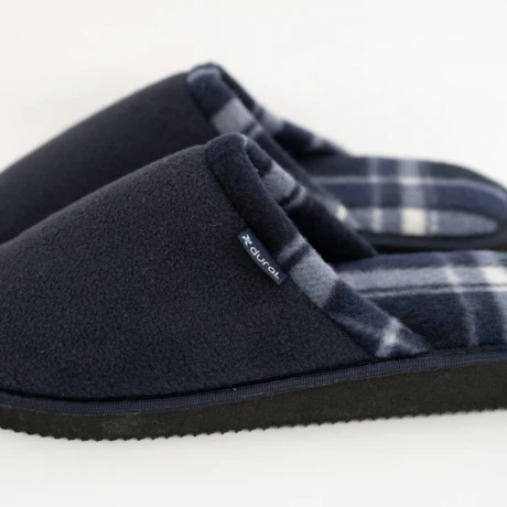 Pantufla Classic azul cuadrille