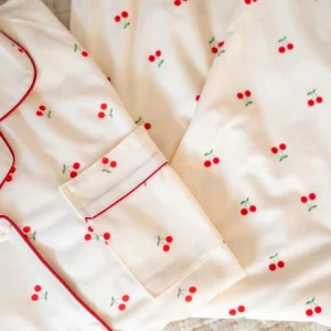 Pijama 3 piezas Cerezas