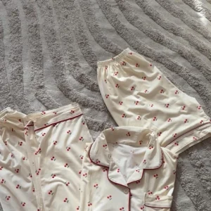 Pijama 3 piezas Cerezas