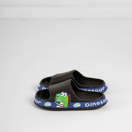 Sandalia Dinosaurio Negra niños - Negro