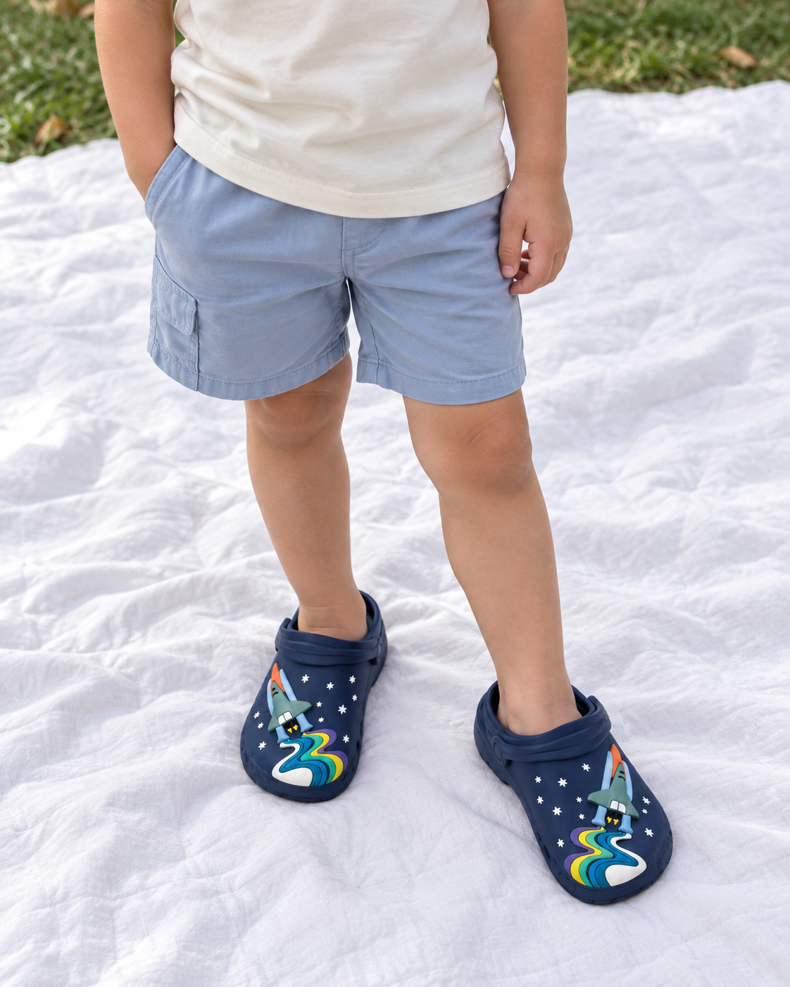 isho azul para niños
